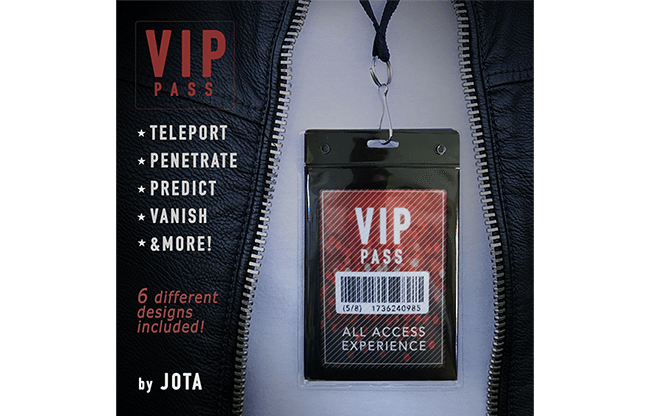 VIP PASS (Gimmick and Online Instructions) by JOTA - Trick