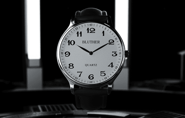 Infinity Watch V3 - Silver Case White Dial / PEN Version (Gimmick and Online Instructions) by Bluether Magic - Trick