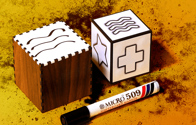 GALAXY CUBE SHAPE by Tora Magic