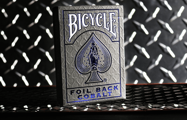 Bicycle Rider Back Cobalt Luxe (Blue) Version 2 by US Playing Card Co