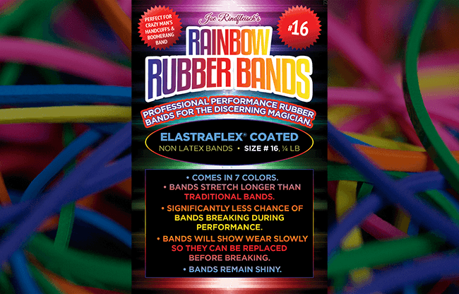 Joe Rindfleisch's SIZE 16 Rainbow Rubber Bands (Combo Pack) - Trick