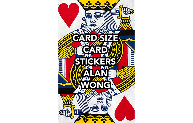 POKER Size Card Stickers by Alan Wong - Trick