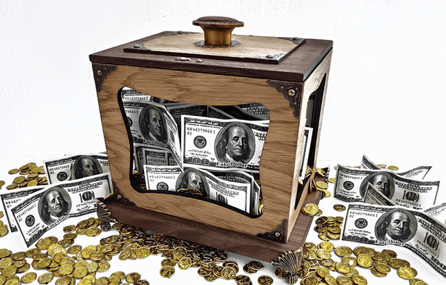 Wooden Production Box by Tora Magic - Trick