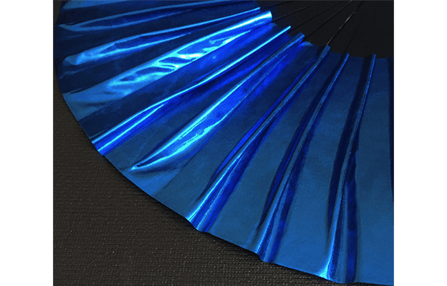 Appearing SnowStorming Fan V2 (Liquid Blue) by Victor Voitko (Gimmick and Online Instructions) - Trick