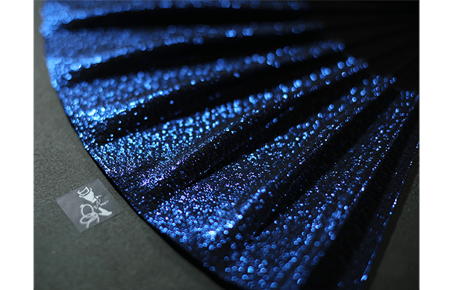 Appearing SnowStorming Fan V2 (Dark Blue) by Victor Voitko (Gimmick and Online Instructions) - Trick