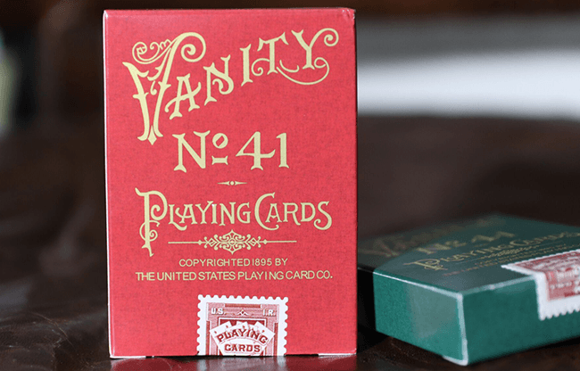 Limited Edition Late 19th Century Vanity Creature (Red) Playing Cards