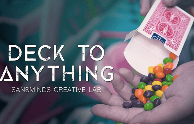 Deck To Anything (DVD and Gimmick) by SansMinds Creative Lab - DVD