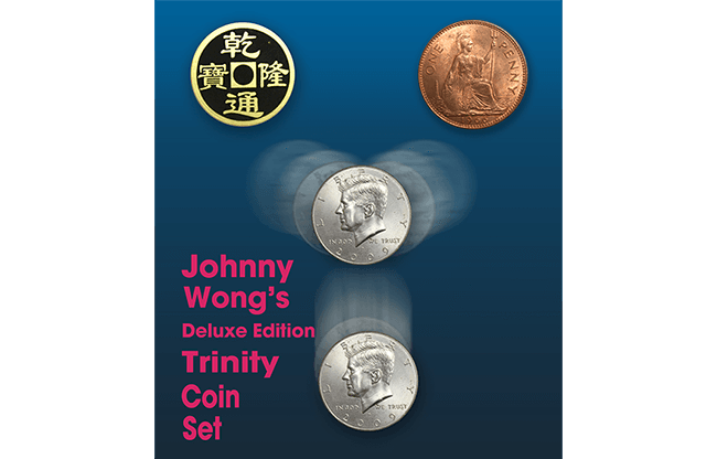 Deluxe Edition Trinity Coin Set (DVD) by Johnny Wong - Trick