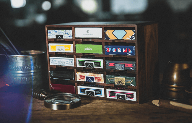 Wooden Playing Cards Cabinet (15 Deck Case) by TCC - Trick
