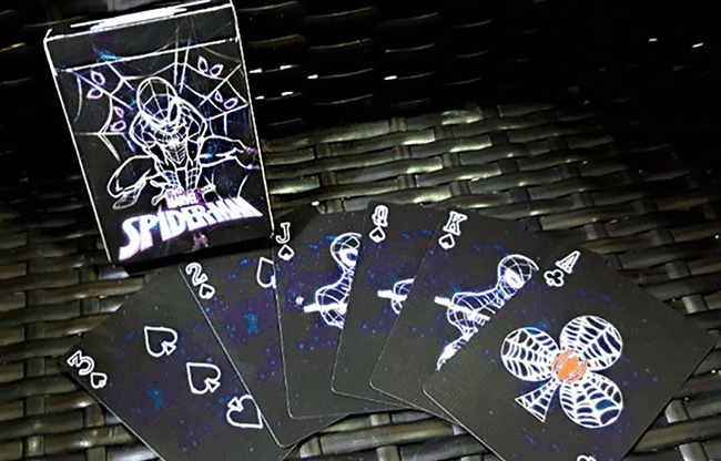 Avengers Spider-Man Neon Playing Cards