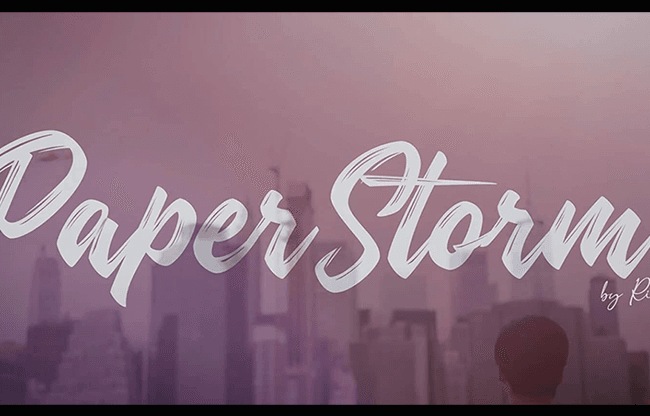 Paperstorm Red (DVD and Gimmicks) by Rich Li - DVD