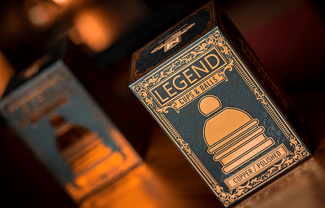 LEGEND Cups and Balls (Copper/Polished) by Murphy's Magic  - Trick