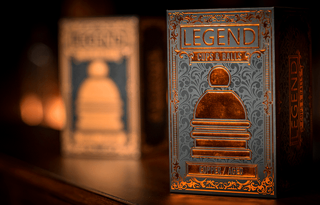 LEGEND Cups and Balls (Copper/Aged) by Murphy's Magic  - Trick