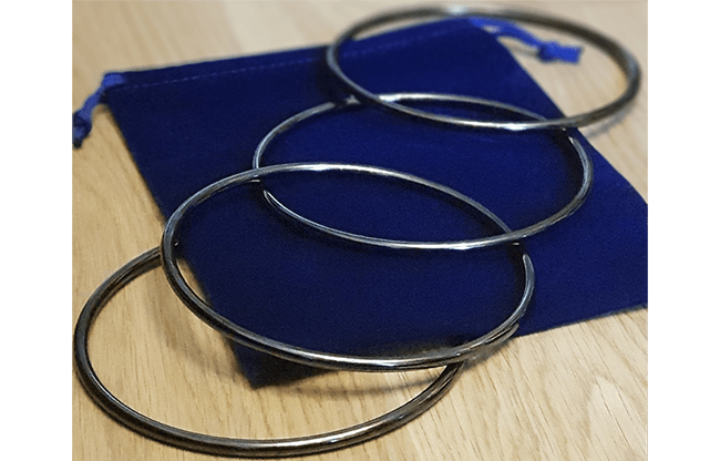 Expansion Set in Black Chrome (Gimmick and Online Instructions) by Matthew Garrett - Trick