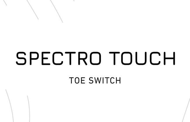 Spectro Touch Toe Switch by Joao Miranda and Pierre Velarde