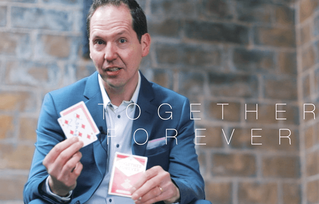 Copag 310 Together Forever (Red) Playing Cards