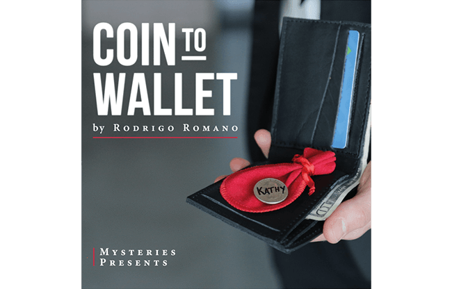 Coin to Wallet (Gimmicks and Online Instructions) by Rodrigo Romano and Mysteries - Trick