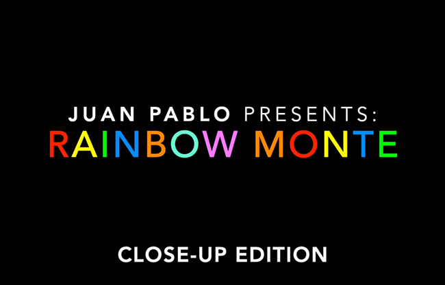 Rainbow Monte (Close up) by Juan Pablo - Trick