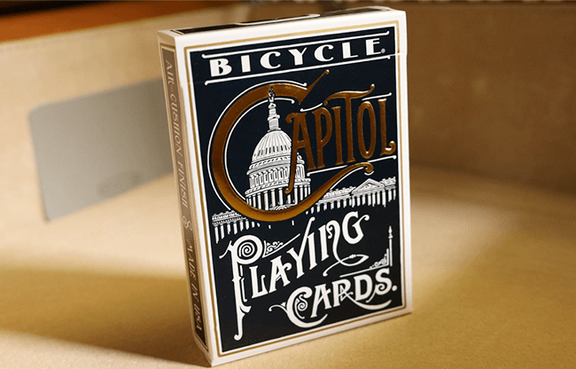 Bicycle Capitol (Navy Blue) Playing Cards by US Playing Card