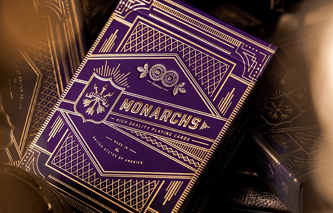 Monarch Royal Edition (Purple) Playing Cards by theory11