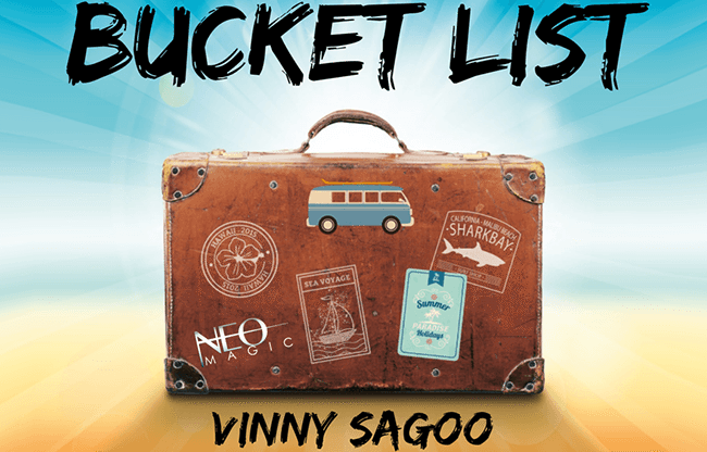 Bucket List (Gimmicks and Online Instructions) by Vinny Sagoo - Trick