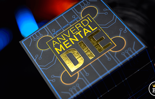 MENTAL DIE BLACK (With Online Instruction) by Tony Anverdi - Trick