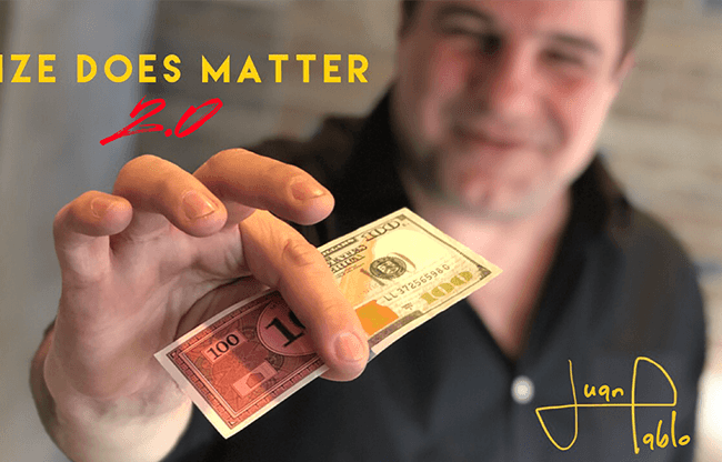 Size Does Matter 2.0 (Gimmicks and Online Instructions) by Juan Pablo Magic