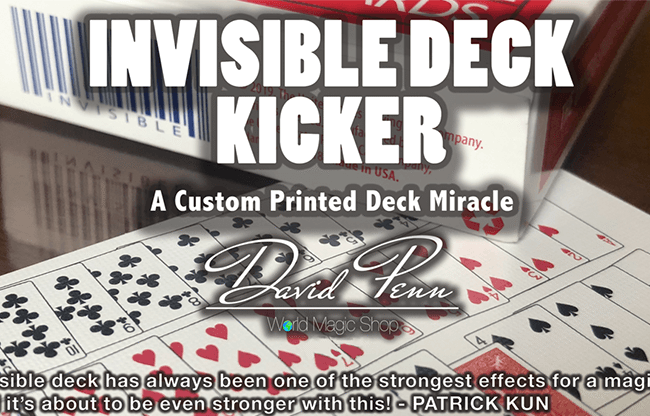 Invisible Deck Kicker (Gimmicks and Online Instructions) by David Penn - Trick