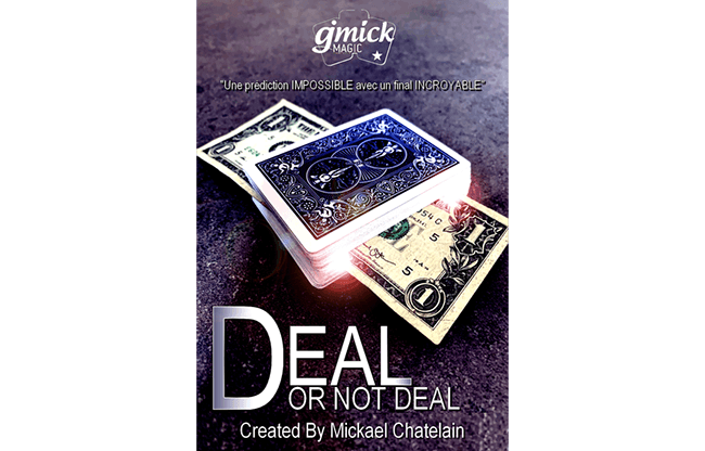 DEAL OR NOT DEAL Red (Gimmick and Online Instructions) by Mickael Chatelain - Trick