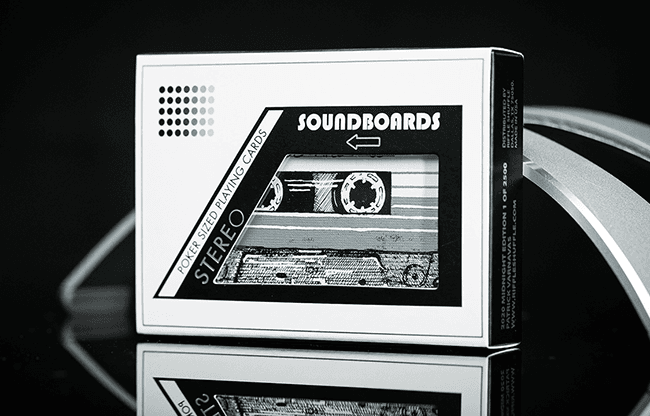 Soundboards Midnight Edition Playing Cards by Riffle Shuffle