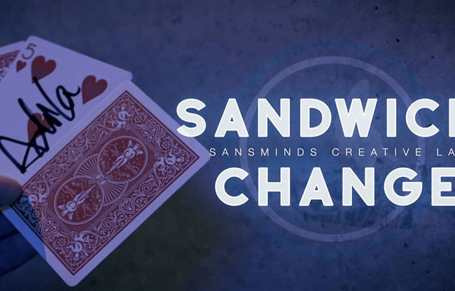 Sandwich Change (Gimmicks and DVD) by SansMinds Creative Labs - DVD