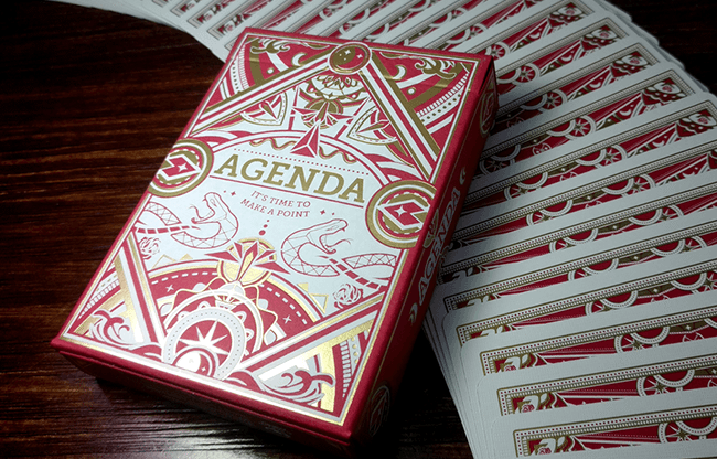 Agenda Red Premium Edition Playing Cards