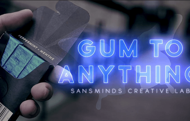 Gum to Anything (Gimmicks and Online Instructions) by Sansminds Magic