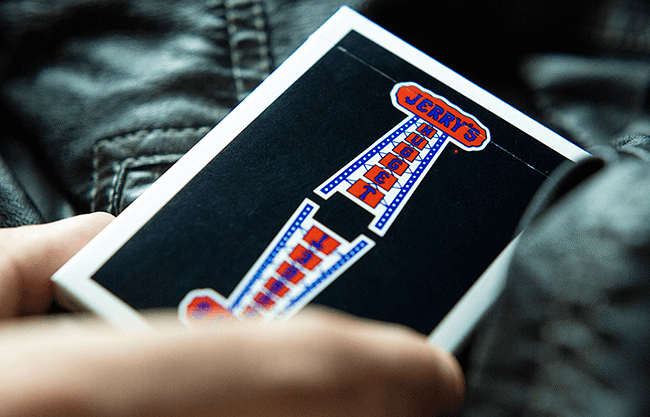 Vintage Feel Jerry's Nuggets (Black) Playing Cards