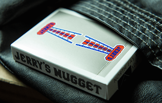 Vintage Feel Jerry's Nuggets (Steel) Playing Cards