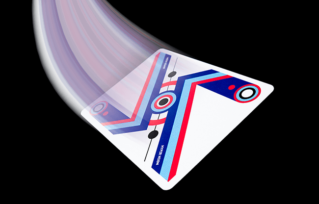 HYPER NEON Playing Cards by Riffle Shuffle