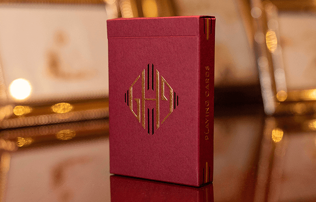 Hollingworth Playing Cards (Burgundy)