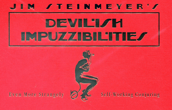 Devilish  Impuzzibilities by Jim Steinmeyer - Book