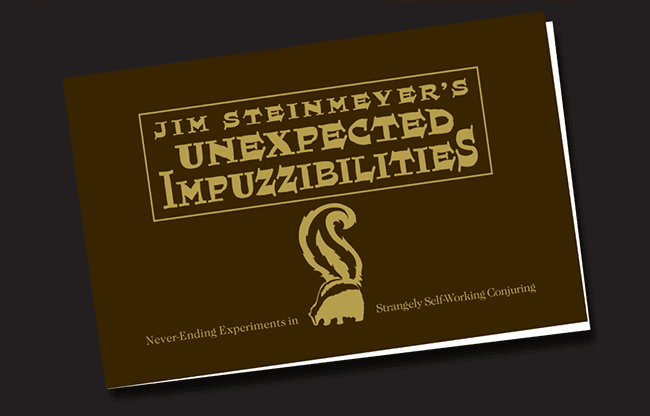 Unexpected  Impuzzibilities by Jim Steinmeyer - Book