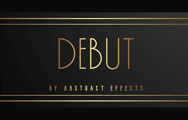 Debut (Gimmicks and Online Instructions) by Abstract Effects - Trick
