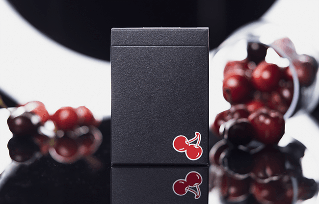 Cherry Casino House Deck Playing Cards True Black (Black Hawk)  by Pure Imagination Projects