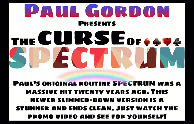 The Curse of Spectrum by Paul Gordon -Trick