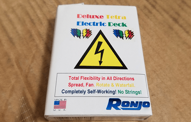 ELECTRIC DECK DELUXE - TETRA 4 COLOR FANNING by Ronjo - Trick