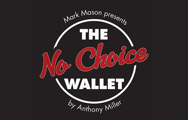 No Choice Wallet (Gimmick and Online Instructions) by Tony Miller and Mark Mason - Trick
