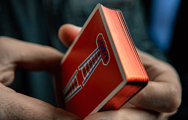 Gilded Vintage Feel Jerry's Nuggets (Red) Playing Cards