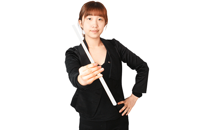 Appearing & Vanishing Wand (White) by JL Magic - Trick