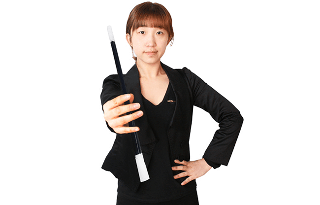 Appearing & Vanishing Wand (Black) by JL Magic - Trick