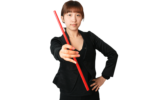 Appearing & Vanishing Wand (Red) by JL Magic - Trick