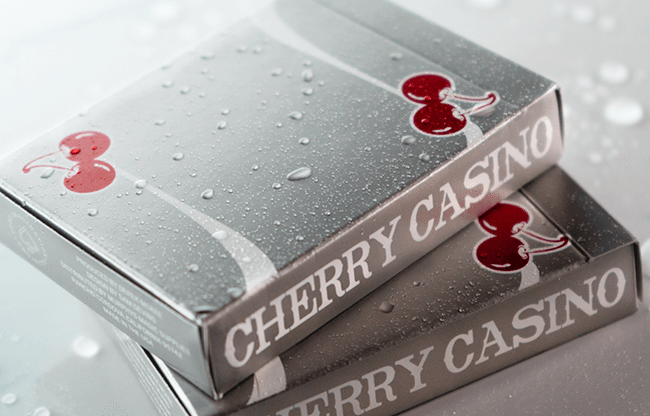 Cherry Casino (McCarran Silver) Playing Cards by Pure Imagination Projects