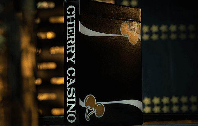 Cherry Casino (Monte Carlo Black and Gold) Playing Cards by Pure Imagination Projects